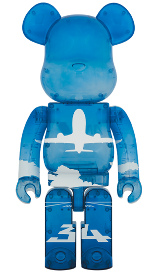 MEDICOM TOY ANAオリジナル BE@RBRICK for ANA ANAブルースカイ 1000％ メディコムトイ ベアブリック