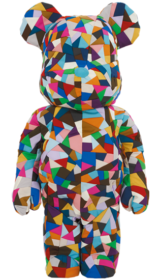 MEDICOM TOY ANREALAGE PATCHWORK BE@RBRICK 1000％ メディコムトイ ベアブリック
