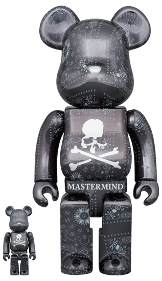 MEDICOM TOY BE@RBRICK MASTERMIND WORLD “BANDANA” 100％ & 400％ メディコムトイ ベアブリック