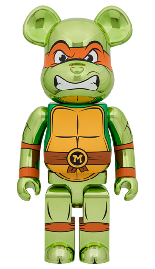 MEDICOM TOY BE@RBRICK MICHELANGELO CHROME Ver. 1000％ メディコムトイ ベアブリック