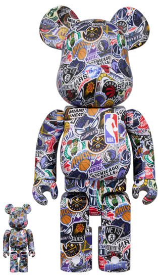 MEDICOM TOY BE@RBRICK NBA 100％ & 400％ メディコムトイ ベアブリック