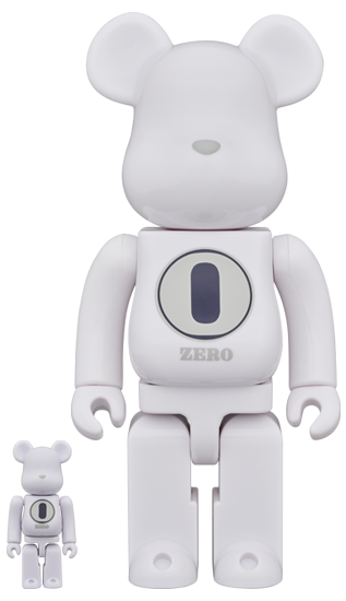 MEDICOM TOY BE@RBRICK ROBERT INDIANA × fragmentdesign 100％ & 400％ WHITE メディコムトイ ベアブリック