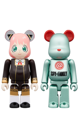 MEDICOM TOY BE@RBRICK SPY✕FAMILY 100％ 2PCS SET メディコムトイ ベアブリック