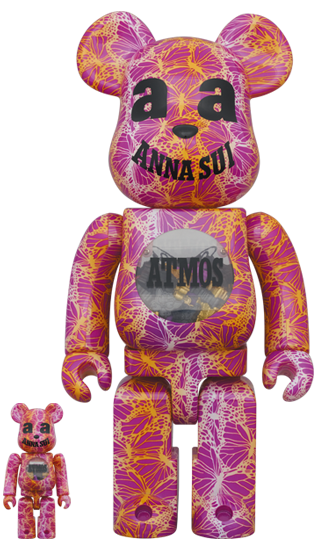 MEDICOM TOY BE@RBRICK atmos × ANNA SUI 100％ & 400％ メディコムトイ ベアブリック