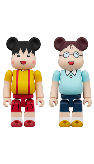 MEDICOM TOY BE@RBRICK まる子 & たまちゃん 2PCS SET メディコムトイ ベアブリック
