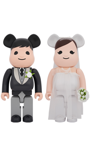 MEDICOM TOY BE@RBRICK グリーティング 結婚 #3 PLUS 1000％ メディコムトイ ベアブリック