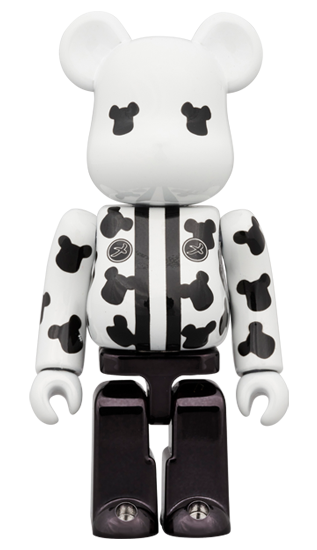 MEDICOM TOY BE@RBRICK メ組 はっぴ 白メッキ 100％ メディコムトイ ベアブリック