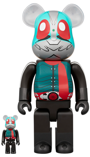 MEDICOM TOY BE@RBRICK 仮面ライダー第2+1号 100％ & 400％ メディコムトイ ベアブリック