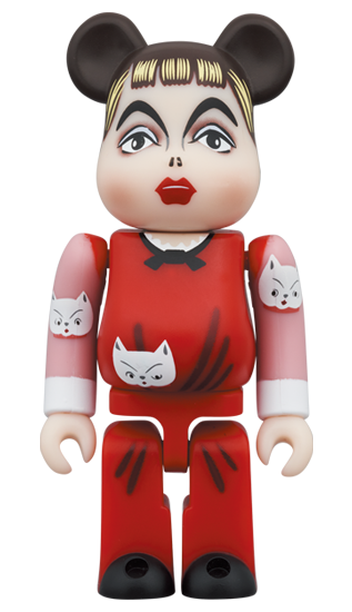 MEDICOM TOY BE@RBRICK 金子國義 猫が好き 100％ & 400％ メディコムトイ ベアブリック