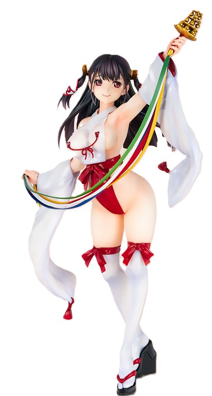 ヴェルテクス タイトなおしごと おしごと2 巫女さん 神楽茜 フィギュア