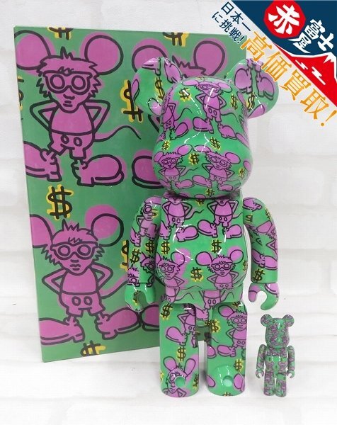 BE@RBRICK キース・ヘリング #11 100%&400% ベアブリック